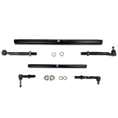 Heavy Duty ProLock Black Aluminum Tie Rod and Drag Link Assembly Fits: 05-16 F250/F350 Super Duty Apex Chassis
