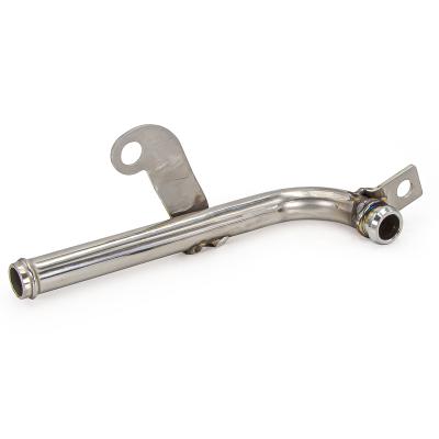 Coolant Reroute Tube - Straight (Race application) - Polished 304 Stainless Steel 