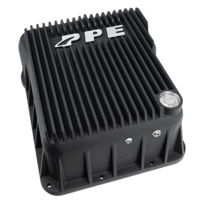 2001-2019 GM 6.6L DURAMAX W/ ALLISON 1000-2000-2400 SERIES TRANSMISSION HEAVY-DUTY DEEP ALUMINUM TRANSMISSION PAN Black