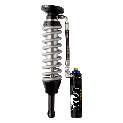 08-Up Toyota Land Cruiser 200 Series Front Coilover Factory Race 2.5 Remote Reservoir 5.7 Inch 0-2 Inch Lift Dual Speed Compression Adjuster Fox Offroad Shocks