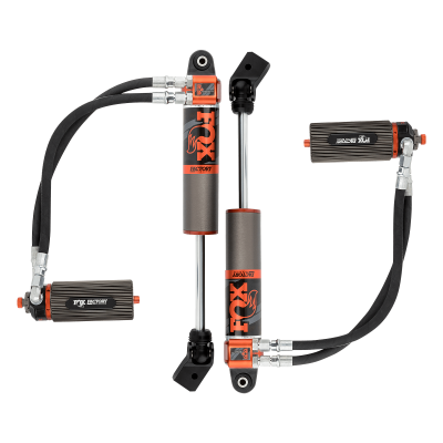 20-Up Jeep JT Gladiator Front Internal Bypass Factory Race 3.0 Remote Reservoir 3.5-4.5 Inch Lift Dual Speed Compression Adjuster Requires Front Driveshaft Fox Offroad Shocks