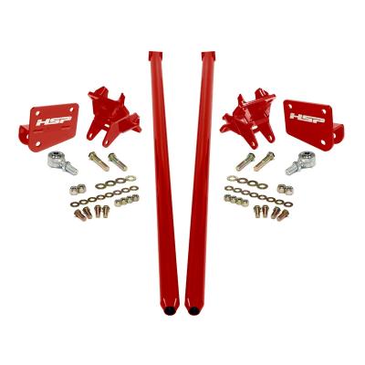 Traction Bars For 2011-2017 Ford Powerstroke 6.7L F250 F350 SRW (CCLB)-Flag Red HSP Diesel