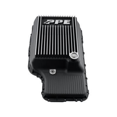 10R140 Deep Transmission Pan SuperDuty Gas 20-25 - Step Bottom - Brushed Pacific Performance Engineering