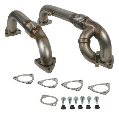 Exhaust Manifold and Up-Pipes Set Power Stroke 6.4L Ford 2008-2010 F-250/F-350/F-450/F-550 SuperDuty BD Diesel