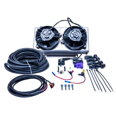 ATS Universal Transmission Cooler Kit, 19 Row w/ Dual Fan 1/2 Inch Lines ATS Diesel Performance