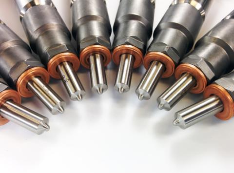 Duramax 04.5-05 LLY Reman Injector Set 100 Percent Over SAC Nozzle Dynomite Diesel
