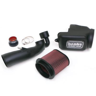 Ram-Air Intake System Oiled Filter for 18-25 Jeep Wrangler JL 3.6L and 20-25 Gladiator 3.6L Banks Power
