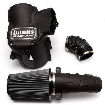 Ram-Air Cold-Air Intake System Dry Filter for 20-22 Ford F250/F350/F450 6.7L Power Stroke Banks Power