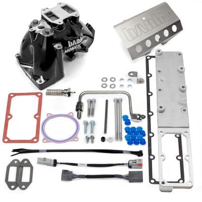 Monster-Ram Intake System for 07.5-12 Dodge Ram 2500/3500 6.7L Cummins Black Powdercoat Banks Power