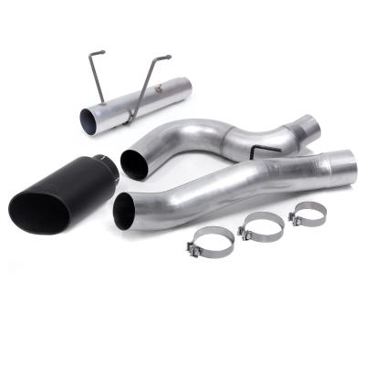 Monster Exhaust 5.0 inch Single S/S Black Tip 13-18 Ram 6.7L CCLB Banks Power