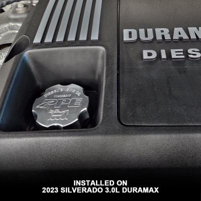 2001-2023 GM 6.6L/3.0L Duramax Billet Aluminum Engine Oil Filler Cap