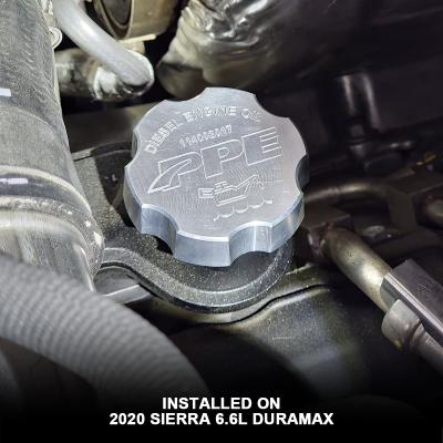 2001-2023 GM 6.6L/3.0L Duramax Billet Aluminum Engine Oil Filler Cap