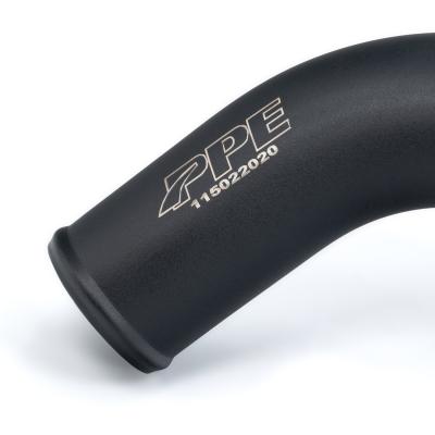 2004-2010 GM 6.6L Duramax Hot Side Intercooler Charge Pipe 3.0 Inch Stainless Steel Black PPE Diesel