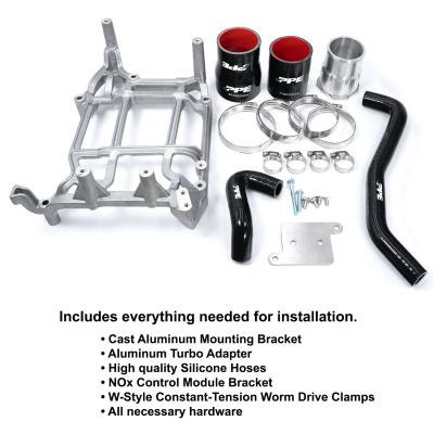 2020-2023 GM 3.0L Duramax LM2, LZO Air-To-Water Intercooler Kit Brushed Black PPE Diesel