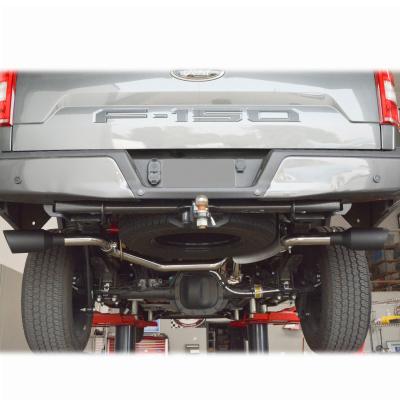 Exhaust Cat Back Ford F150 (2015-2022) Polished Tube Black Tips