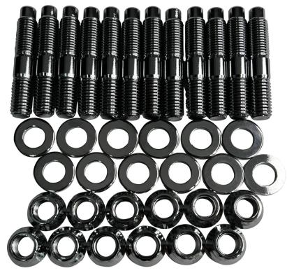 Heavy Duty Exhaust Manifold Stud Kit for Dodge/Ram (1994-20) 5.9L and 6.7L Cummins Diesel (Chrome) Gator Fasteners