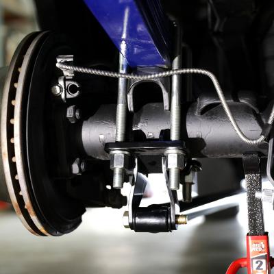 2001-2010 Silverado/Sierra 2500/3500 58 inch Bolt On Traction Bars 3.5 Inch Axle Diameter Kingsport Grey