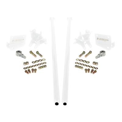 HSP Traction Bars For 2011-2017 Ford Powerstroke 6.7 Liter F250 F350 SRW Crew Cab Long Bed-Polar White