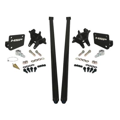 HSP Traction Bars For 2011-2017 Ford Powerstroke 6.7 Liter F350 DRW Crew Cab Long Bed Kingsport Grey