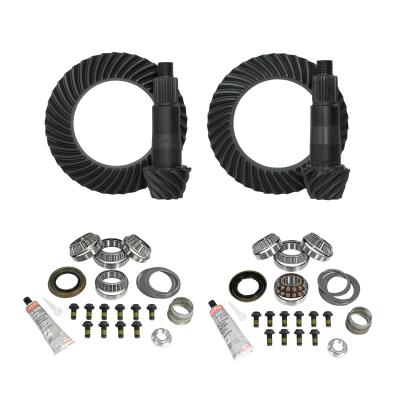 Re-Gear And Install Kit Dana 44 Front &amp; Rear Jeep Jl/Jt Rubicon 4.56 JL &amp; Jt Rubicon D44 (M220) Rear/ D44 (M210) Front 4.56 Ratio Complete Gear/Kit Package Yukon Gear