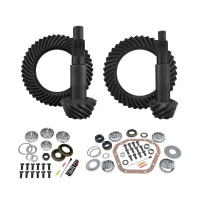 Re-Gear &amp; Install Kit D60 Reverse/Thick Front D80 Rear Ford F350 4.30 00-16 F350 Drw 4.30 Gear/Kit Package D80 Rear (4.10&amp;Up Case)/ D60 Rev Thick (4.10&amp;Down Case) Yukon Gear