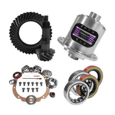 8.8 Inch Ford 3.55 Rear Ring &amp; Pinion Install Kit 31 Spline Posi 2.53 Inch Axle Bearings 8.8 Ford 3.55 Rear R&amp;P Gear/ Install Kit Package With 31 Spline Posi &amp; Ak 1559 Axle Bearings (2.53 Inch Od) Yukon Gear