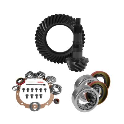 8.8 Inch Ford 4.11 Rear Ring &amp; Pinion Install Kit 2.99 Inch OD Axle Bearings &amp; Seals 8.8 Inch Ford 4.11 Rear R&amp;P Gear/ Install Kit Package W/ Ak 1561 (2.985 Inch Od) '10&amp;Dwn F150&amp; Suv W/O Irs Yukon Gear