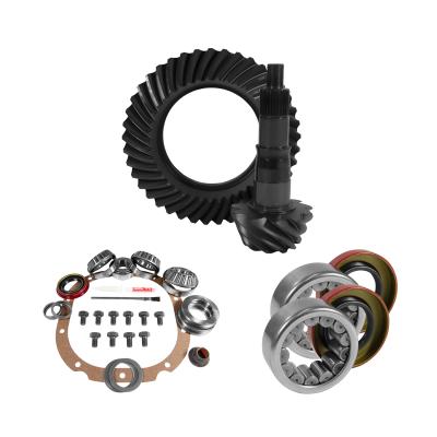 8.8 Inch Ford 3.55 Rear Ring &amp; Pinion Install Kit 2.99 Inch OD Axle Bearings &amp; Seals 8.8 Inch Ford 3.55 Rear R&amp;P Gear/ Install Kit Package W/ Ak 1561 (2.985 Inch Od) '09-'14 F150 Yukon Gear