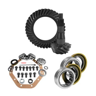 Zf 9.25 Inch Chy 3.55 Rear Ring &amp; Pinion Install Kit Axle Bearings &amp; Seal 9.25 Inch Zf Chy 3.55 Rear R&amp;P Gear/ Install Kit Package W/ Ak 6410 '11-'19 RAM 1500 Yukon Gear