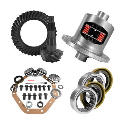 Zf 9.25 Inch Chy 3.55 Rear Ring &amp; Pinion Install Kit Posi Axle Bearings &amp; Seals 9.25 Inch Zf Chy 3.55 Rear R&amp;P Gear/ Install Kit Package W/ T/L Posi &amp; Ak 6410 '11-'19 RAM 1500 Yukon Gear