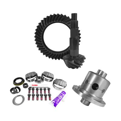 11.5 Inch AAM 3.73 Rear Ring &amp; Pinion Install Kit Posi 4.125 Inch OD Pinion Bearing 11.5 Inch AAM 3.73 Rear R&amp;P Gear/ Install Kit Package W/ Posi '01-'10 GM '03-'10 Chy/ Dodge Yukon Gear
