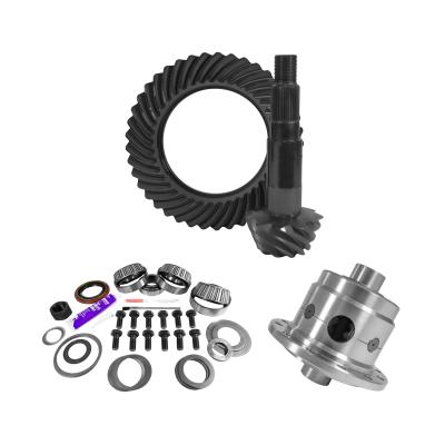 11.25 Inch Dana 80 4.30 Rear Ring &amp; Pinion Install Kit 35 Spline Posi 4.125 Inch Bearing D80/ 11.25 Inch Dana 4.30 Rear R&amp;P Gear/ Install Kit Package With Posi 4.125 Inch OD Head Bearing Yukon Gear