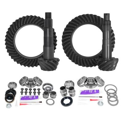 Ring &amp; Pinion Gear Kit Package Front &amp; Rear With Install Kits - Toyota 8.4/8 Inch IFS Toyota 05-15 Tacoma (8.4/8 Inch ifs) 5.29 Ratio Gear Package (Fits 3.91 &amp; Up Front Case) Yukon Gear