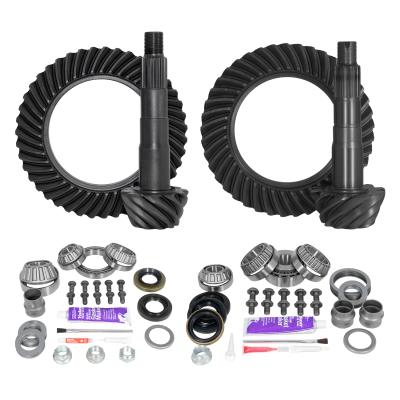 Ring &amp; Pinion Gear Kit Package Front &amp; Rear With Install Kits - Toyota 8 Inch /8 Inch IFS Toyota 05-15 Tacoma 07-09 Fj W/ Locker (8 Inch /8 Inch ) 4.88 Ratio Gear Package (Fits 3.91&amp; Up Front Case) Yukon Gear