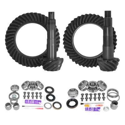 Ring &amp; Pinion Gear Kit Package Front &amp; Rear With Install Kits - Toyota 8.2/8 Inch IFS Toyota 2010&amp; Up 4RUNNER/ Fj Cruiser W/O Locker (8.2/8 Inch ) 4.88 Gear Package (For 3.73&amp; Dwn Front Case) Yukon Gear