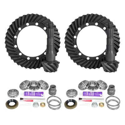 Ring &amp; Pinion Gear Kit Package Front &amp; Rear With Install Kits - Toyota 9.5/9.5 Toyota Land Cruiser 69-90 (9.5/9.5) 5.29 Ratio Gear Package Yukon Gear