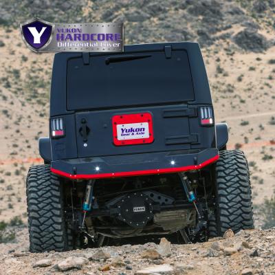 Hardcore Rear Nodular Iron Cover For Jeep Wrangler JL Dana 35 Rear JL D35 Rear (M200) Nodular Iron Differential Cover 12 Bolt Yukon Gear