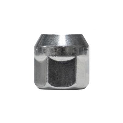 Lug Nut 7/16 Inch -20 3/4 Inch Hex 60 Degree Bulge Seat Open End Lug Nut 7/16 Inch -20 3/4 Inch Hex 60 Deg Buldge Seat .833 Inch Long Open End Yukon Gear