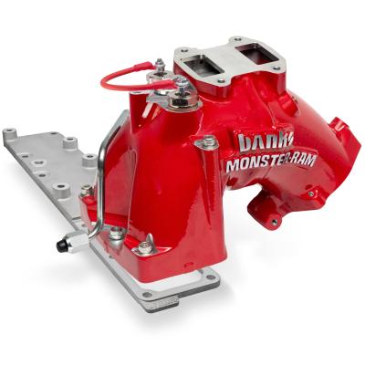 Monster-Ram Intake System for 07.5-12 Dodge Ram 2500/3500 6.7L Cummins Red Powdercoat Banks Power