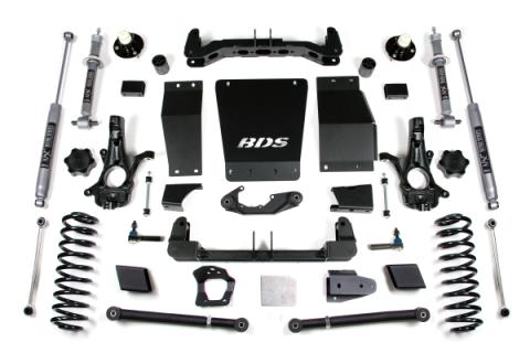6 Inch Lift Kit Chevy/GMC Suburban Tahoe Yukon/XL 1500 15-19 4WD Cast Steel Fox 2.0 Performance