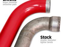 Boost Tube Upgrade Kit 07-09 Ram 6.7L Cummins Driver Side Only Banks Power