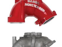 Monster-Ram Intake System for 07.5-12 Dodge Ram 2500/3500 6.7L Cummins Red Powdercoat Banks Power