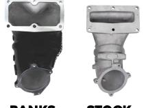 Monster-Ram Intake System for 13-18 Dodge Ram 2500/3500 6.7L Cummins Black Powdercoat Banks Power