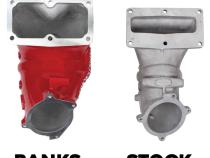 Monster-Ram Intake System for 13-18 Dodge Ram 2500/3500 6.7L Cummins Red Powdercoat Banks Power