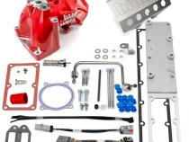 Monster-Ram Intake System for 19-24 Ram 2500/3500 6.7L Cummins Red Powdercoat Banks Power