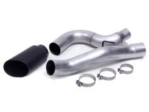Monster Exhaust System 5-inch Single S/S-Black Tip CCSB for 13-18 Ram 2500/3500 Cummins 6.7L Banks Power