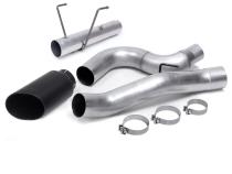 Monster Exhaust 5.0 inch Single S/S Black Tip 13-18 Ram 6.7L CCLB Banks Power