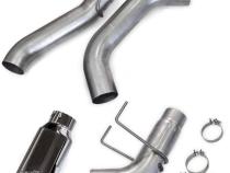 Monster Exhaust System for 19-24 RAM 2500/3500 6.7L Cummins Crew Cab Short Bed (SRW) Chrome-Plated Stainless Tip Banks Power