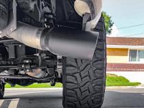 Monster Exhaust System for 19-24 Ram 2500/3500 6.7L Cummins Crew Cab Long Bed (SRW) Cerakote Black Tip Banks Power