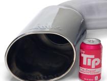 Monster Exhaust System for 19-24 Ram 3500 6.7L Cummins Mega Cab Short Bed (DRW) Chrome-Plated Stainless Tip Banks Power